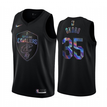 Dres Cleveland Cavaliers Isaac Okoro 35 Iridescent HWC Collection Swingman Dres Cleveland Cavaliers Isaac Okoro 35 Iridescent HWC Collection Swingman